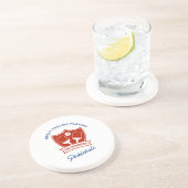 Dessous De Verre En Grès Cool de Pickleball design à porter (Côté)