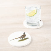 Dessous De Verre En Grès Coq de faisan (Côté)