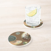 Dessous De Verre En Grès Coque de cacao (Côté)