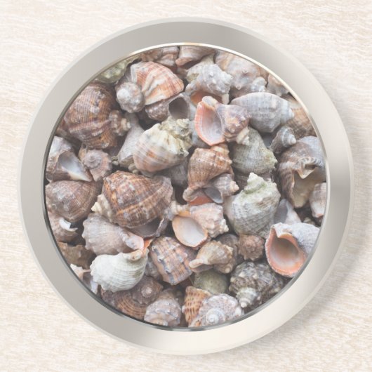 Dessous De Verre En Grès Coques de conches (Devant)
