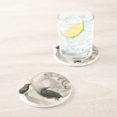 Dessous De Verre En Grès Corbeaux et cadavres (Côté)