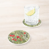 Dessous De Verre En Grès Corn Poppies (Côté)