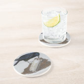 Dessous De Verre En Grès Corneille et Harmonica (Côté)