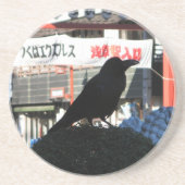 Dessous De Verre En Grès Corneille japonaise (Devant)