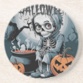 Dessous De Verre En Grès Correctif citrouille (Devant)