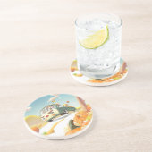 Dessous De Verre En Grès Correctif citrouille (Côté)