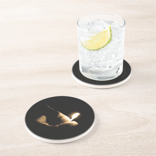 Dessous De Verre En Grès Correspondance Lit (Côté)