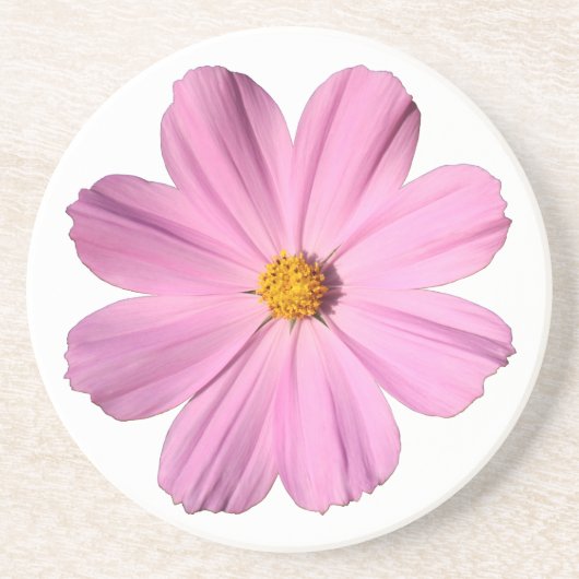 Dessous De Verre En Grès Cosmos roses (Devant)