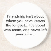 Dessous De Verre En Grès coster d'amitié (Devant)