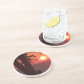 Dessous De Verre En Grès coster de bouteille (Côté)