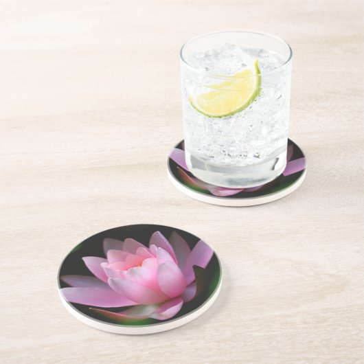 Dessous De Verre En Grès coster de fleur (Côté)