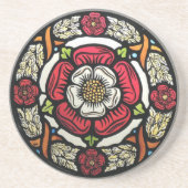 Dessous De Verre En Grès Coster des roses de Tudor (Devant)