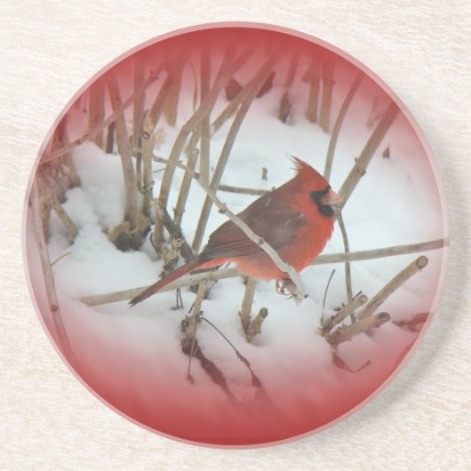 Dessous De Verre En Grès Coster du cardinal oriental (Devant)