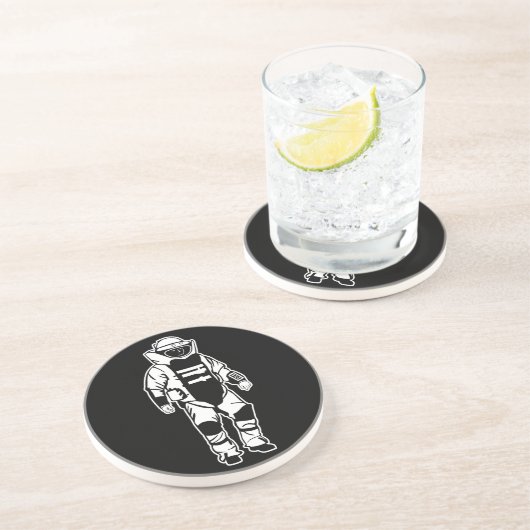 Dessous De Verre En Grès Costume de bombe (Côté)