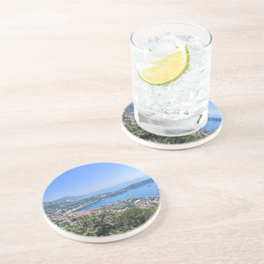 Dessous De Verre En Grès Côte d'Azur (Côté)