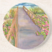 Dessous De Verre En Grès Côte de la Nouvelle-Angleterre (Devant)