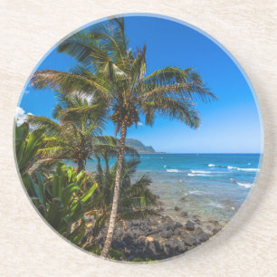 Dessous De Verre En Grès Côte tropicale