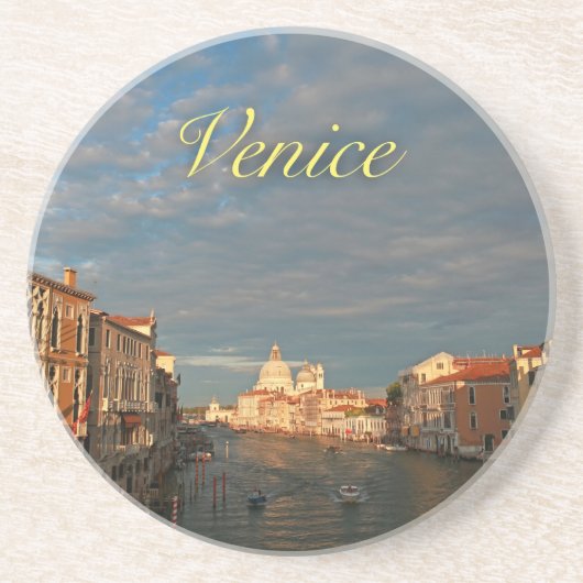 Dessous De Verre En Grès Coucher de soleil à Venise Italie (Devant)