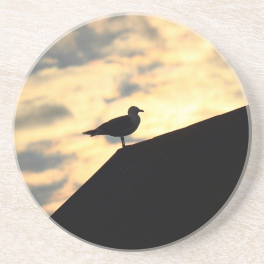 Dessous De Verre En Grès Coucher de soleil de Sea Gull (Devant)