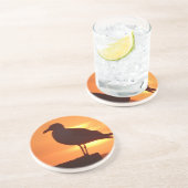 Dessous De Verre En Grès Coucher de soleil de Seagull (Côté)