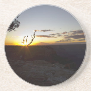 Dessous De Verre En Grès Coucher de soleil du Grand Canyon