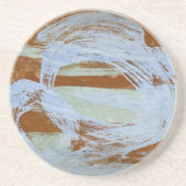 Dessous De Verre En Grès Coucher de soleil du port (Devant)