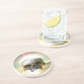 Dessous De Verre En Grès Coucher du crâne (Côté)