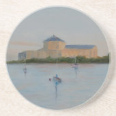 Dessous De Verre En Grès coucher du soleil au shedd (Devant)