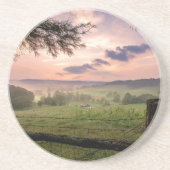 Dessous De Verre En Grès Coucher du soleil de la Virginie (Devant)