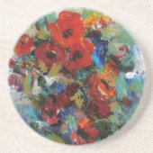 Dessous De Verre En Grès Couleur II (Devant)