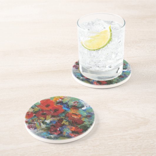 Dessous De Verre En Grès Couleur II (Côté)