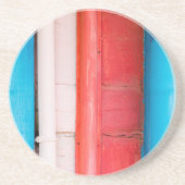 Dessous De Verre En Grès Couleurs caribéennes - abstrait (Devant)