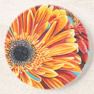 Dessous De Verre En Grès Couleurs éclatées II