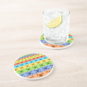 Dessous De Verre En Grès Couleurs heureuses (Côté)