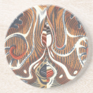 Dessous De Verre En Grès Couleurs Rétro Vintage Aztèques Hakuna Matata