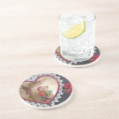 Dessous De Verre En Grès Couple asiatique de mariage sur une balançoire en  (Côté)