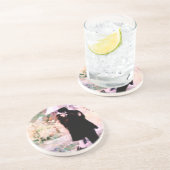 Dessous De Verre En Grès Couple romantique amoureux S'embrasser dans la plu (Côté)