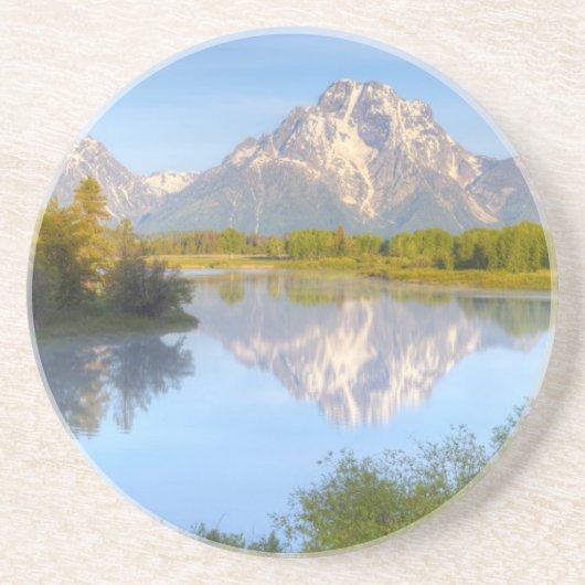 Dessous De Verre En Grès Courbure d'Oxbow (Devant)