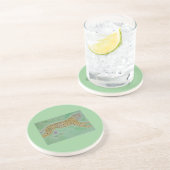 Dessous De Verre En Grès courez loin, courez rapidement (Côté)