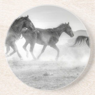 Dessous De Verre En Grès Course de mustang