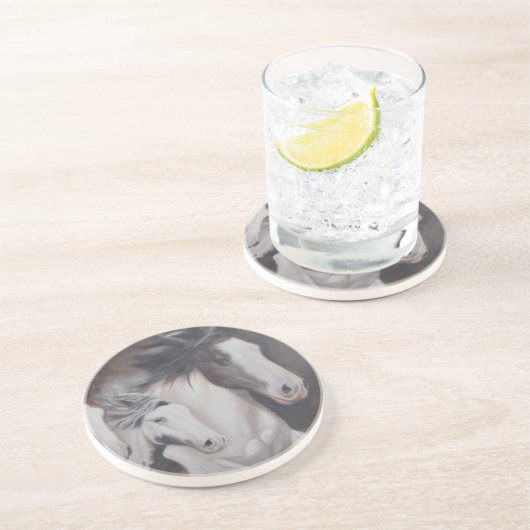 Dessous De Verre En Grès Course II de gitan (Côté)