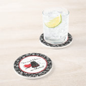 Dessous De Verre En Grès Cousez beaucoup de tissu (Côté)