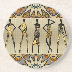 Dessous De Verre En Grès Coussin décoratif Black Girl Magic