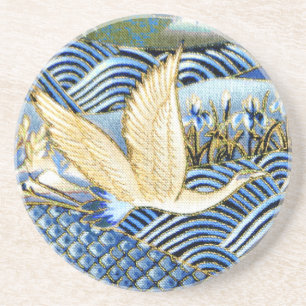 Dessous De Verre En Grès Coutume japonaise de grue