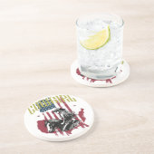 DESSOUS DE VERRE EN GRÈS COWGIRL USA (Côté)