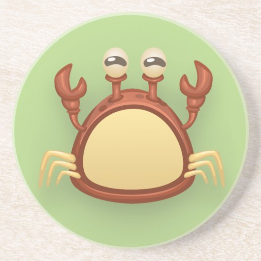 Dessous De Verre En Grès Crabe (Devant)