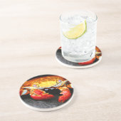 Dessous De Verre En Grès Crabe de Galapagos (Côté)