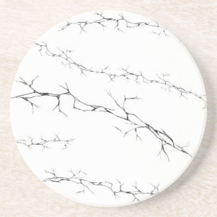Dessous De Verre En Grès Cracks