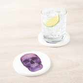 Dessous De Verre En Grès Crâne (Côté)
