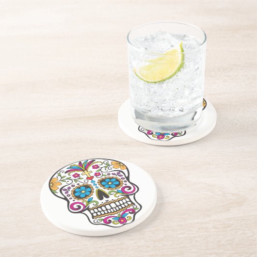 Dessous De Verre En Grès Crâne à sucre (Côté)